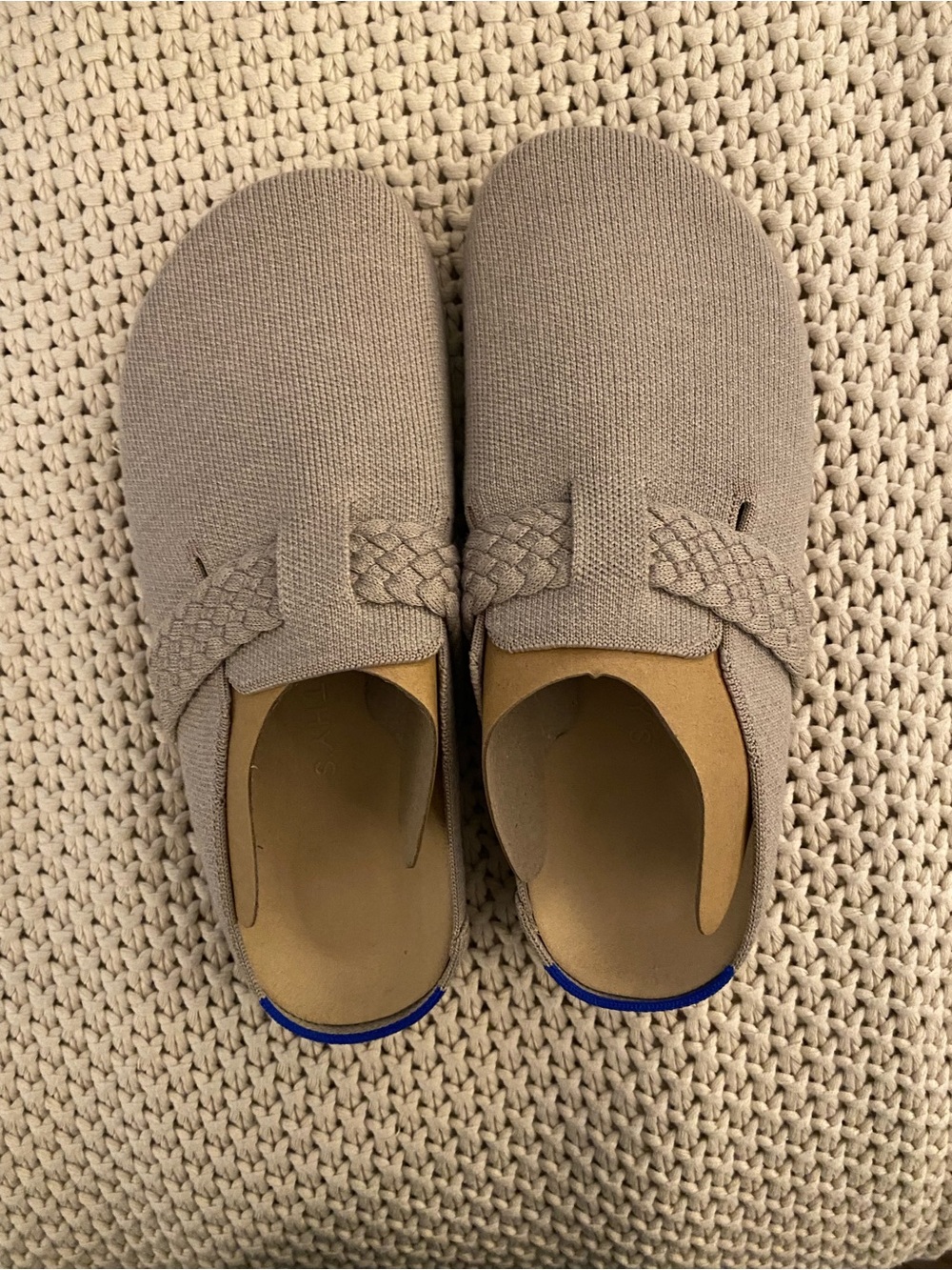 Rothy's The Braid Clog in Dove - Picture 2 of 9